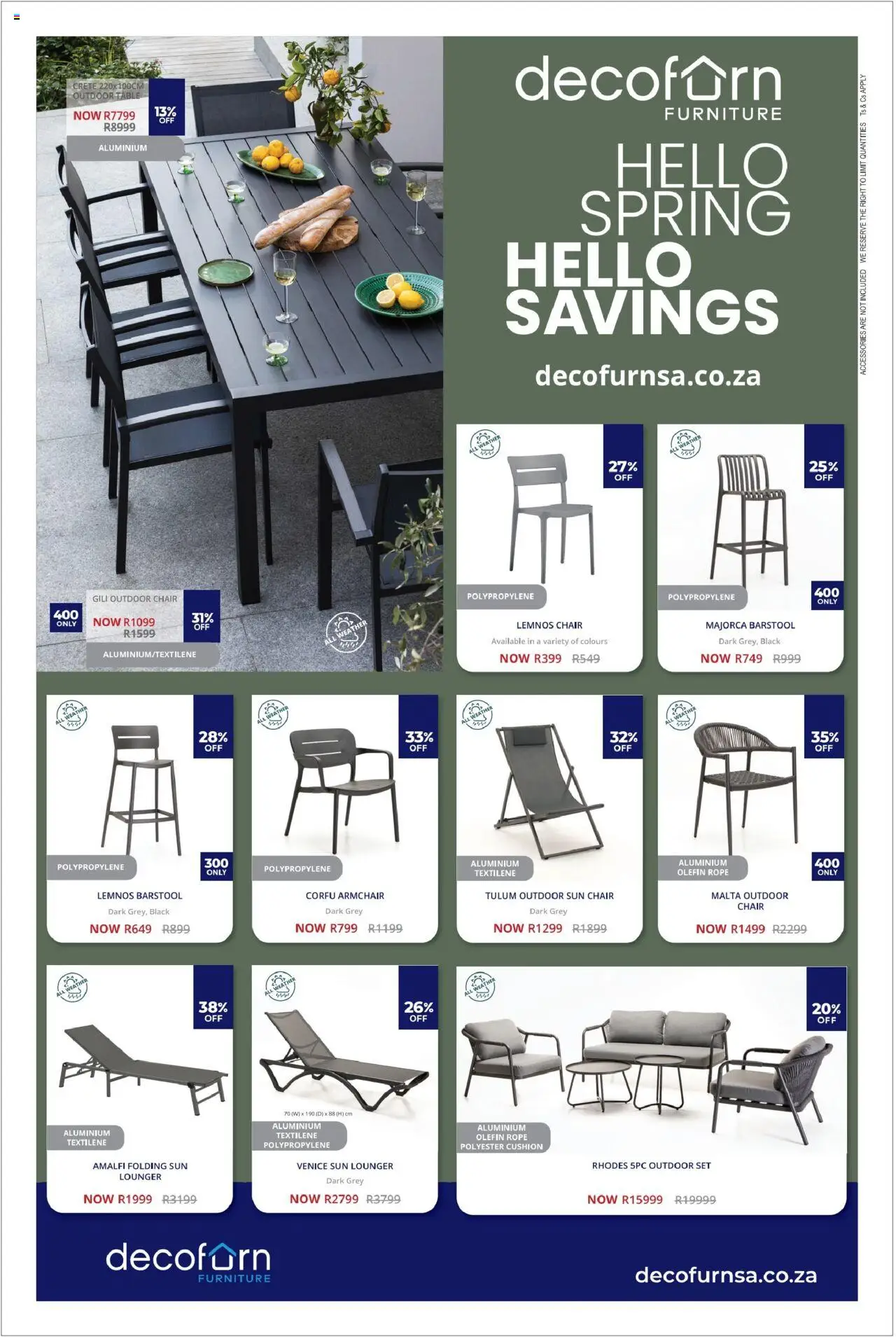 Decofurn Catalogue 15 September – 12 October, 2025