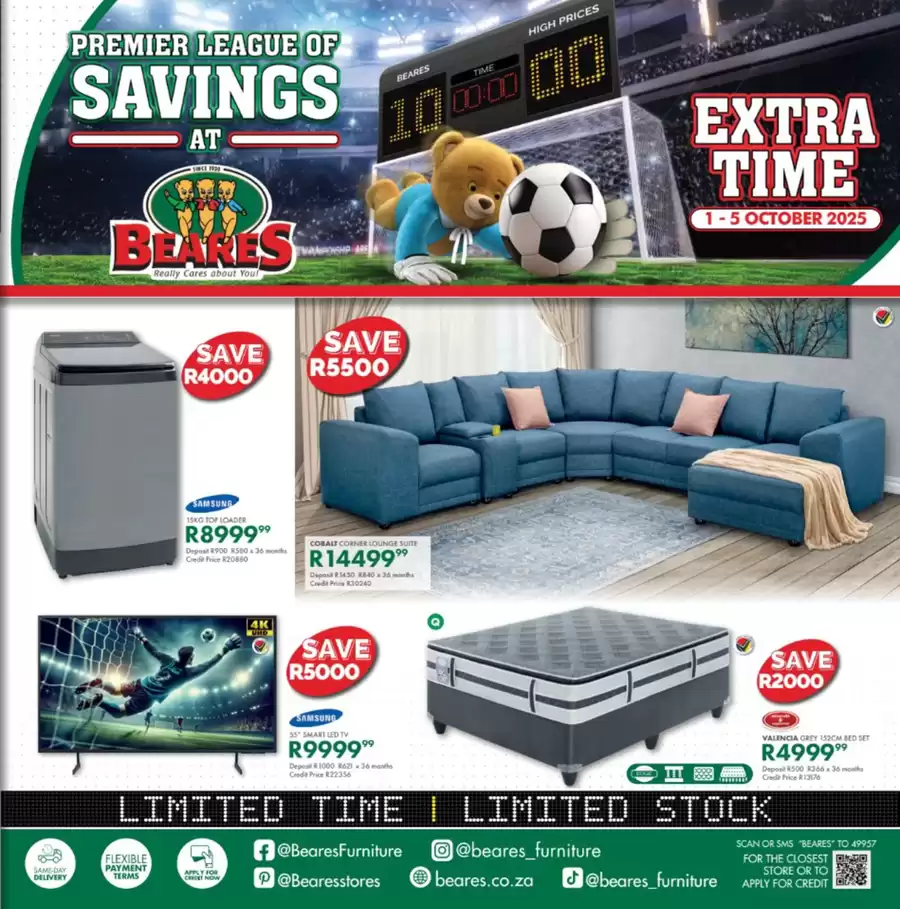 Beares Specials 1 October – 5 October, 2025